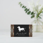 ダシュント2 |犬のトリマー 名刺 (スタンド正面)