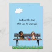 ダシュント50年懇親会招待状 招待状 (正面/裏面)