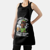 ダシュント・アイリッシュ・ビアウィナーまでパーティーではない エプロン (インサイチュ)