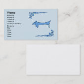 ダシュント・イン・ブルー 名刺 (正面/裏面)