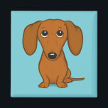 ダシュント |ウィーナー犬 |かわいいドキシーの漫画の犬 マグネット<br><div class="desc">可愛いダシュント磁石</div>