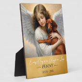 ダシュント・エンジェルの敗北への献上品イラストレーション フォトプラーク (側面)