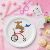 ダシュント・オン・バイク ペーパープレート (パーティー)