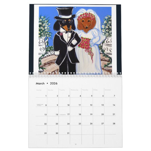 ダシュント カレンダー (3月 2026)