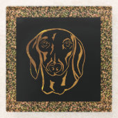 ダシュント ガラスコースター (正面)