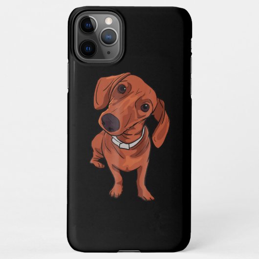 ダシュント・ギフト |可愛いおもしろい愛犬家 iPhoneケース (裏面)