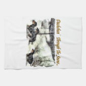 ダシュント・クリスマス キッチンタオル (横)