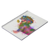 ダシュント&グラスレインボースプラッシュ ノートブック (左側)