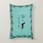 ダシュント&コーヒーラバー装飾用クッション アクセントクッション (正面(垂直))