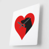 ダシュント スクエア壁時計 (傾斜)