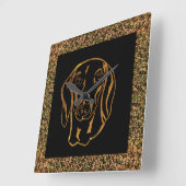 ダシュント スクエア壁時計 (傾斜)