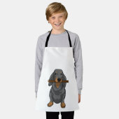 ダシュント・スティック エプロン (着用した状態)