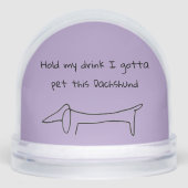 ダシュント・スノーグローブで飲み物を飲む (正面)