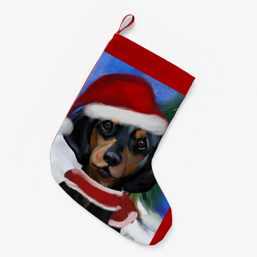 ダシュント スモールクリスマスストッキング (正面 (吊り時))