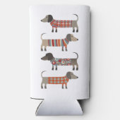 ダシュント・ソーセージ犬 スリム缶クーラー (裏面)