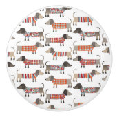 ダシュント・ソーセージ犬 セラミックノブ (正面)