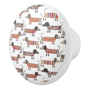 ダシュント・ソーセージ犬 セラミックノブ