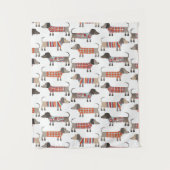 ダシュント・ソーセージ犬 タペストリー (正面)