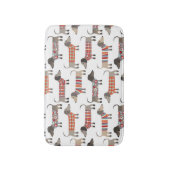 ダシュント・ソーセージ犬 バスマット (正面縦)