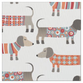 ダシュント・ソーセージ犬 ファブリック (クローズアップ)