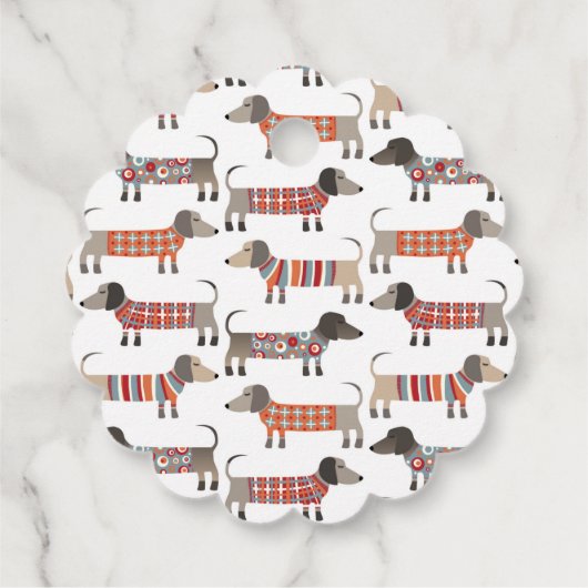 ダシュント・ソーセージ犬 フェイバータグ (裏面)