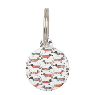 ダシュント・ソーセージ犬 ペット ネームタグ