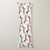 ダシュント・ソーセージ犬 ボディピロー (正面縦)