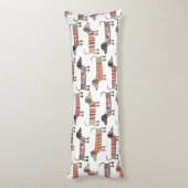 ダシュント・ソーセージ犬 ボディピロー (裏面 (縦))