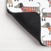 ダシュント・ソーセージ犬 マウスパッド (コーナー)