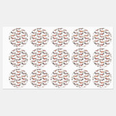 ダシュント・ソーセージ犬 ラベル (シート)