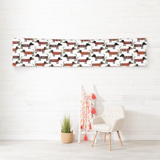 ダシュント・ソーセージ犬 横断幕 (インサイチュ)