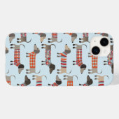 ダシュント・ソーセージ犬 Case-Mate iPhoneケース (裏面 (横))