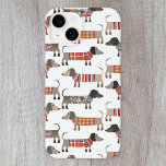 ダシュント・ソーセージ犬 Case-Mate iPhone 14 PLUSケース<br><div class="desc">可愛い小さなダシュントのソーセージやウールのニットウェアのウィナー犬。愛犬家やドッグウォーカーに最適。</div>