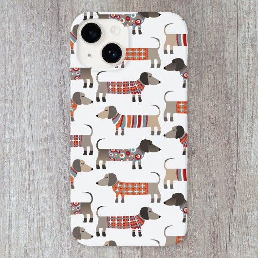 ダシュント・ソーセージ犬 iPhoneケース