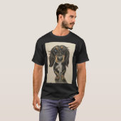 ダシュント・ソーセージ犬 Tシャツ (正面フル)