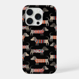 ダシュント・ソーセージ・ドッグ・ダーク iPhone 15 PROケース