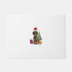 ダシュント・ダッケルウィーナー犬の醜いクリスマスセーター ドアマット