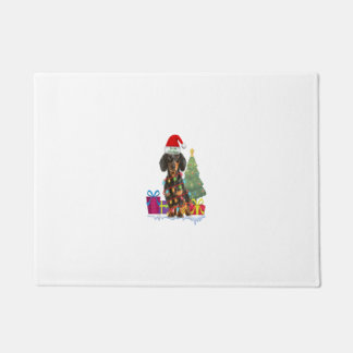 ダシュント・ダッケルウィーナー犬の醜いクリスマスセーター ドアマット