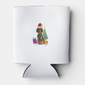 ダシュント・ダッケルウィーナー犬の醜いクリスマスセーター 缶クーラー (正面)