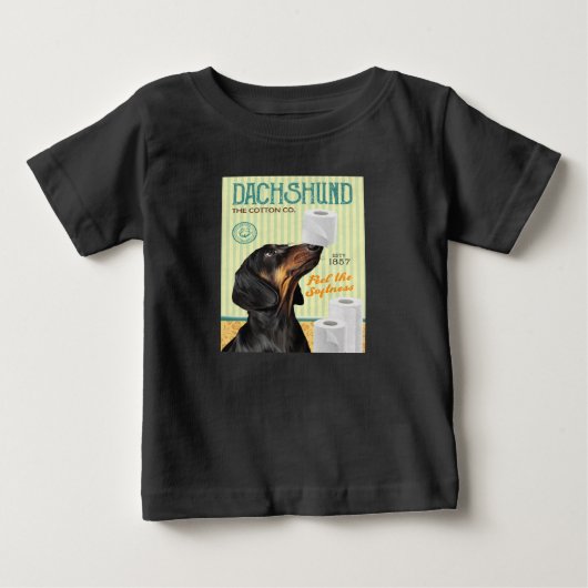 ダシュント・ドッグ ベビーTシャツ (正面)