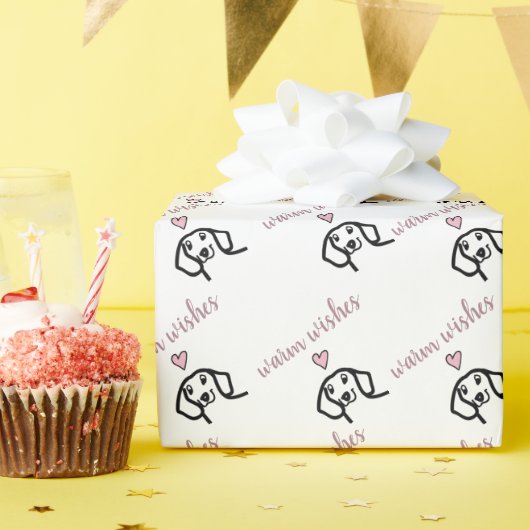 ダシュント・ドッグ ラッピングペーパー (誕生日パーティー)