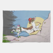 ダシュント・ドッグ・ロック登山 キッチンタオル (横)