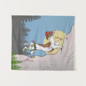 ダシュント・ドッグ・ロック登山 タペストリー (正面(横))