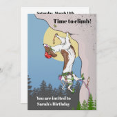 ダシュント・ドッグ・ロック登山 招待状 (正面/裏面)