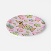 ダシュント&ドナツパーティー紙プレート誕生日 ペーパープレート (アングル)