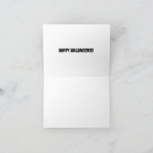 ダシュント・ハロウィーンカード カード (内部)