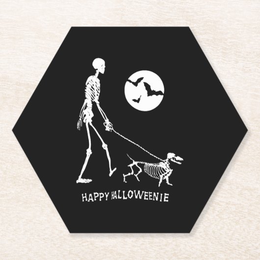 ダシュント・ハロウィーン ペーパーコースター (正面)