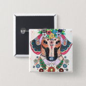 ダシュント・バッジ 缶バッジ (正面&裏面)