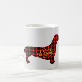 ダシュント・バッファロー・プレイド・クリスマス コーヒーマグカップ (中央)