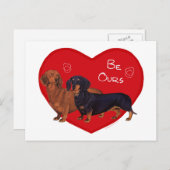 ダシュント・バレンタイン シーズンポストカード (正面/裏面)